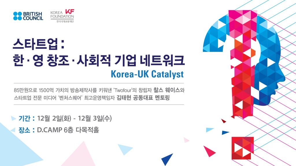 사진 1. ‘스타트업 한-영 창조·사회적 기업 네트워크’ 포스터