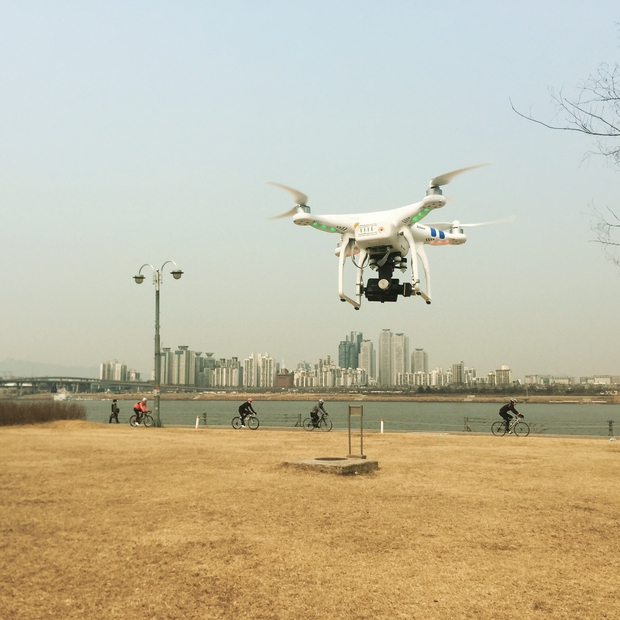 한강시민공원에서 날려본 DJI 팬텀 2.