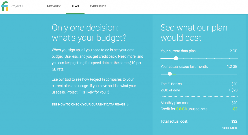 Google Fi plan