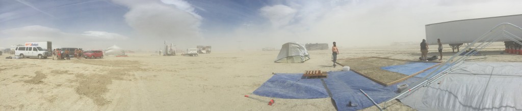 휑한 캠프의 사이트