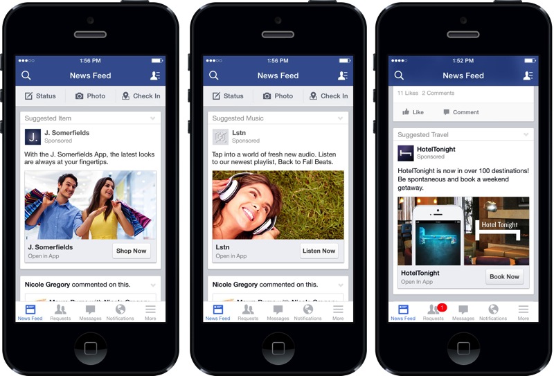 Facebook Ads for app engagement