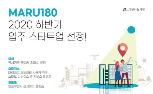 마루180가 선정한 2020년 하반기 입주 스타트업 3팀은?