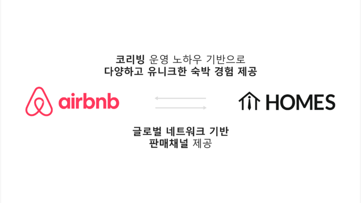 에어비앤비, 집 같은 숙박 운영하는 홈즈컴퍼니와 협력