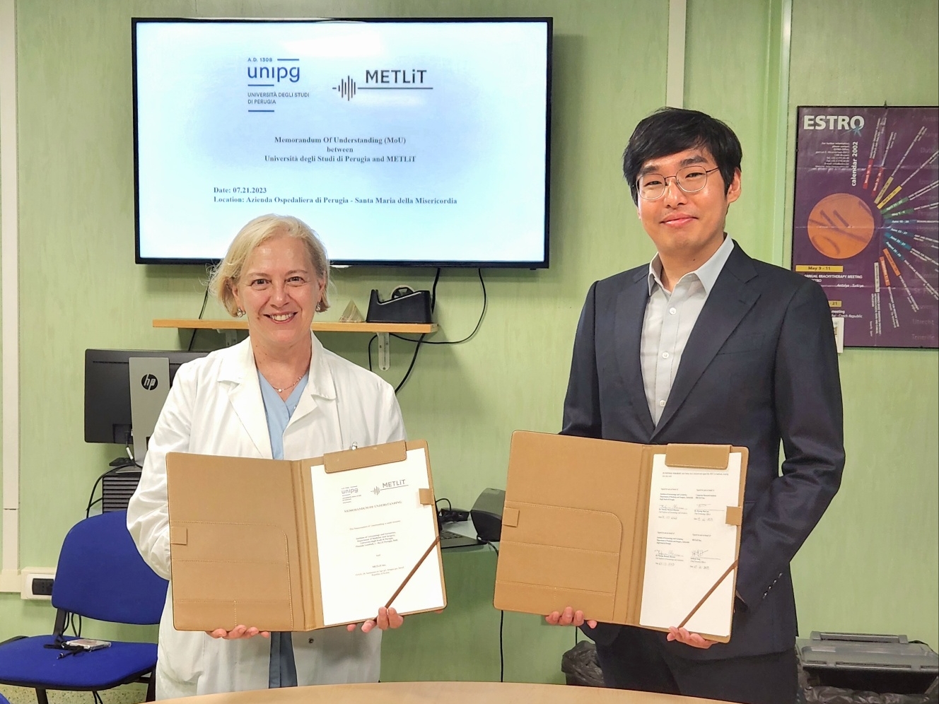 메트릿·이탈리아 페루자 대학병원 MOU 체결, 퇴행성 뇌질환 AI 바이오마커 개... - 뉴스 썸네일 이미지