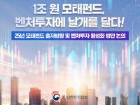 중기부 “1조원 출자해 벤처펀드 1.9조원 규모 조성”