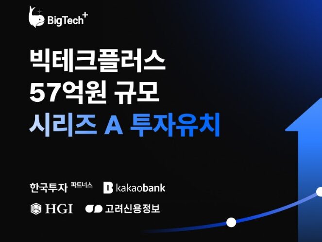 빅테크플러스, 57억 원 투자 유치 완료 - 뉴스 썸네일 이미지