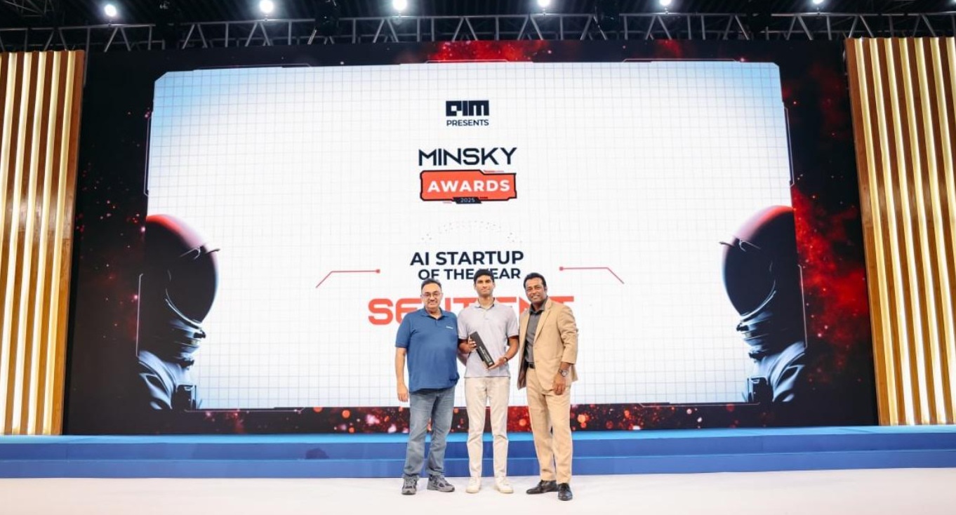 Sentient získal ocenění „AI Startup roku 2025“ na Minsky Awards