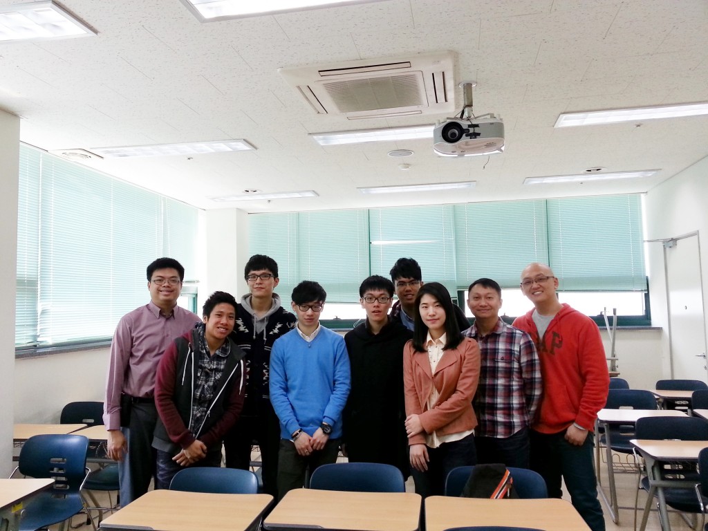 인터뷰에 응해준 홍콩대 학생들과  Lam Kin Sun Martin 교수